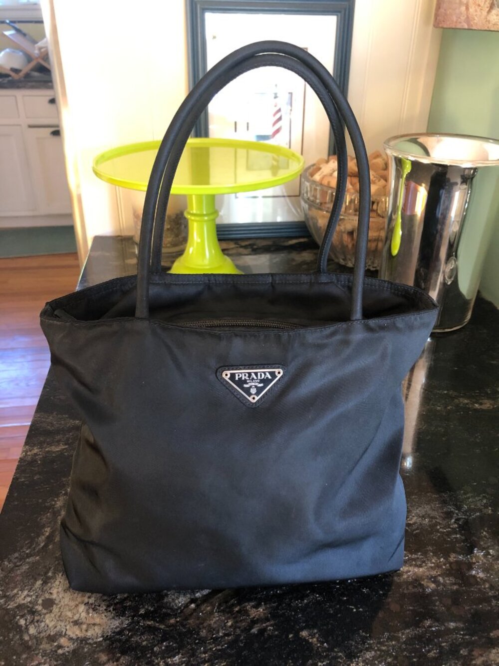 PRADA BAG, Vintage Black Nylon Women's Tote